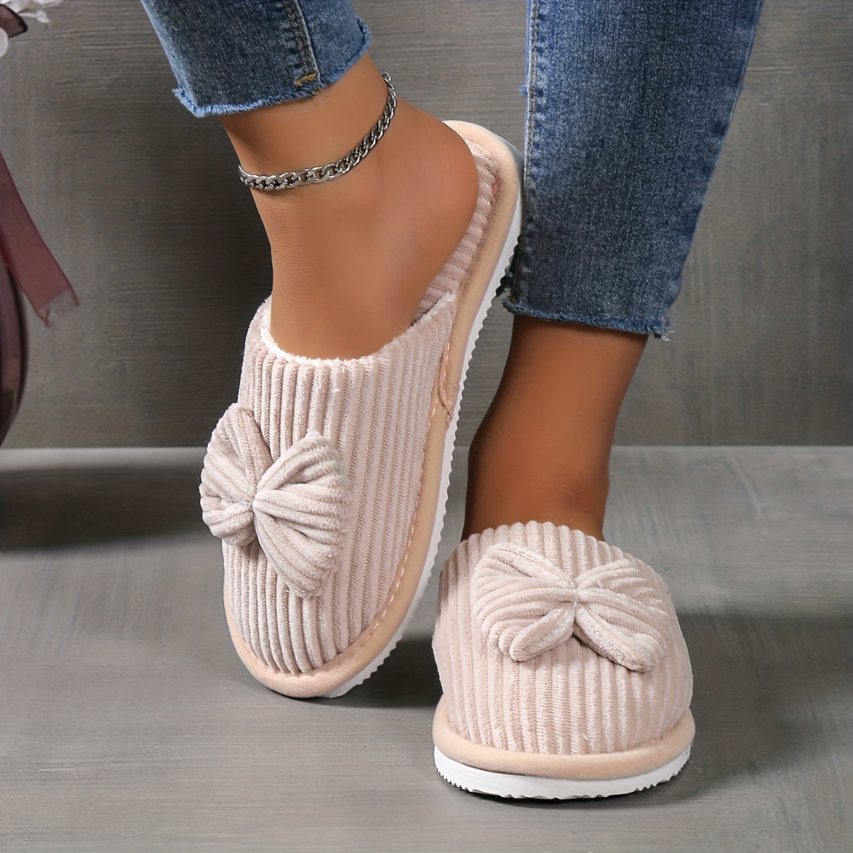 NANCY – Zapatillas de invierno cálidas y acogedoras con forro de felpa para mujer