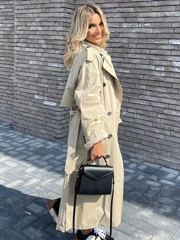 EULALIA - Gabardina larga de invierno para mujeres