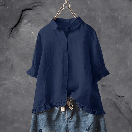 Camisa clásica de manga larga en algodón transpirable – CAVALLI