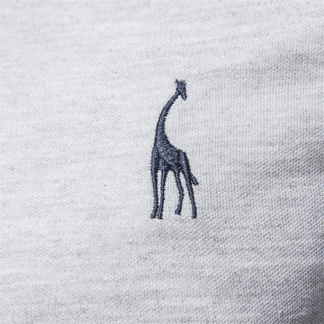 Polo de manga larga para hombre ajuste entallado – WESTLEY
