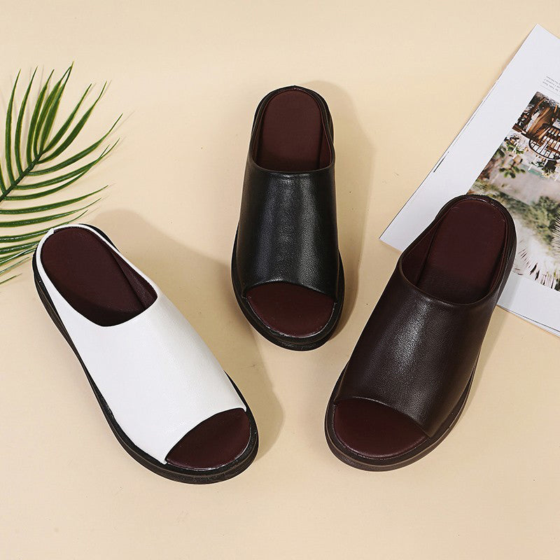 Sandalias ortopédicas de verano en piel sintética – LIVANA