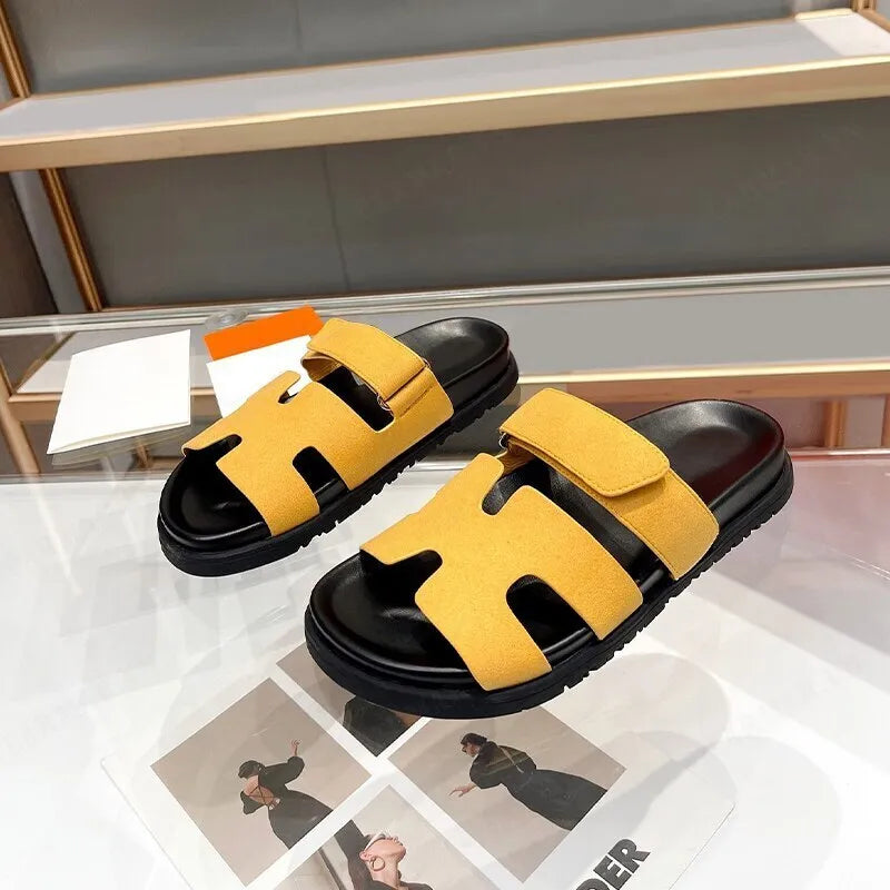 Sandalias Gladiadoras Elegantes con Cierre de Velcro Ajustable para Damas – HIRA