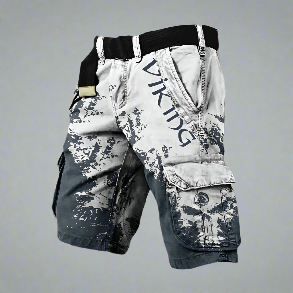 Bermuda cargo de hombre con estampado moderno – FAUSTO