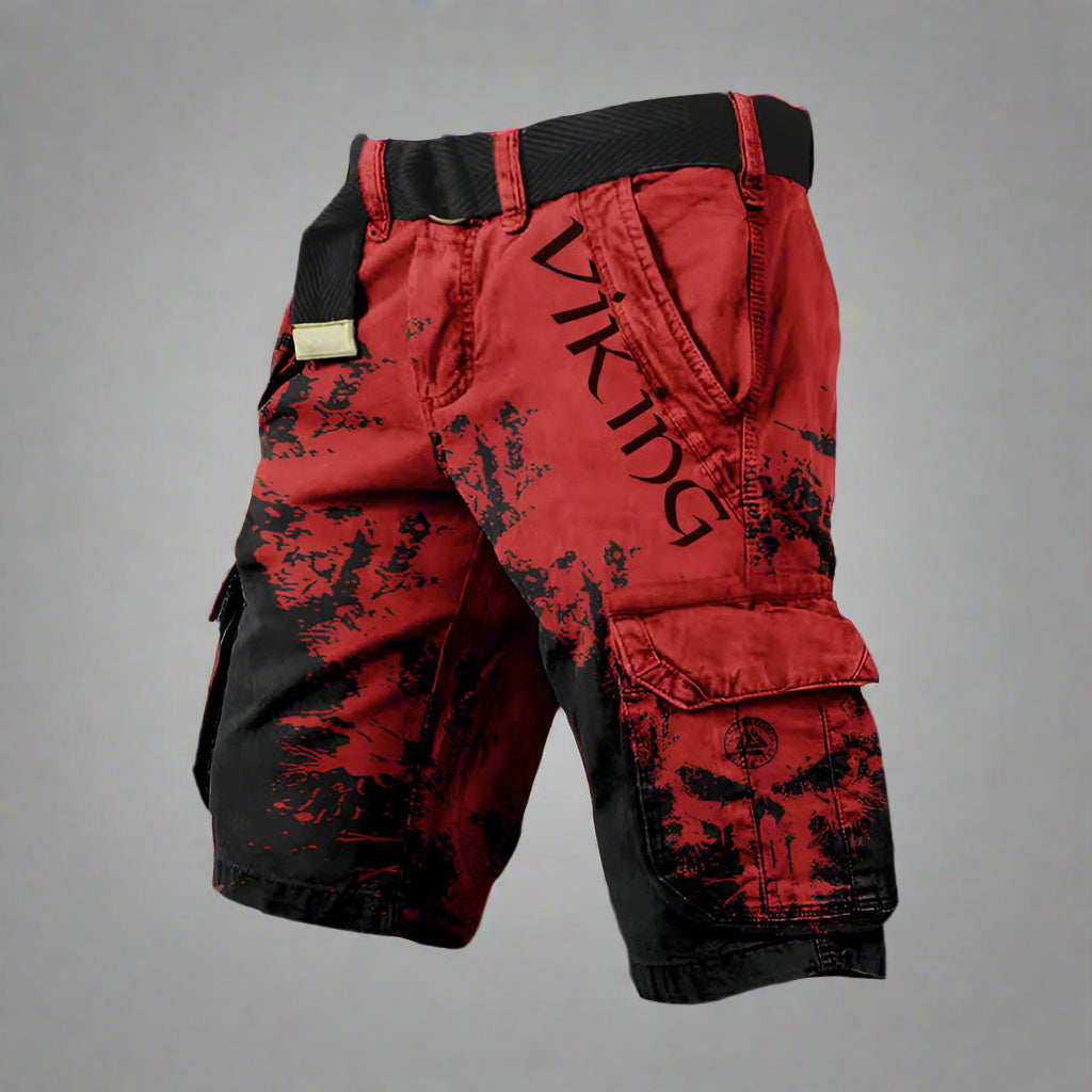 Bermuda cargo de hombre con estampado moderno – FAUSTO