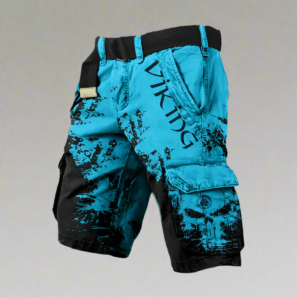 Bermuda cargo de hombre con estampado moderno – FAUSTO