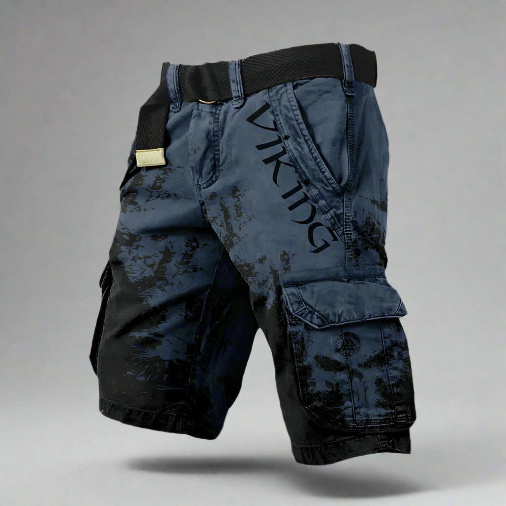 Bermuda cargo de hombre con estampado moderno – FAUSTO