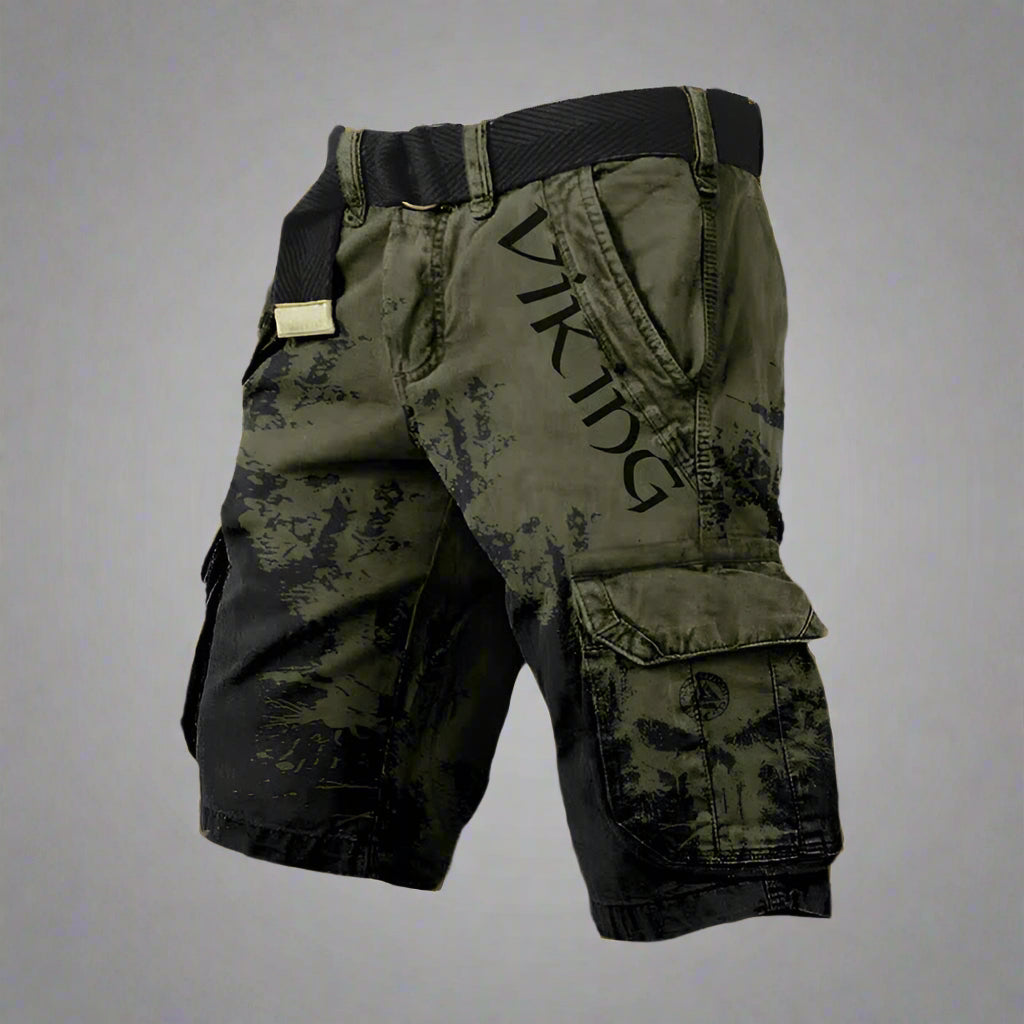 Bermuda cargo de hombre con estampado moderno – FAUSTO