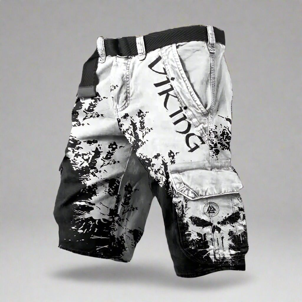 Bermuda cargo de hombre con estampado moderno – FAUSTO
