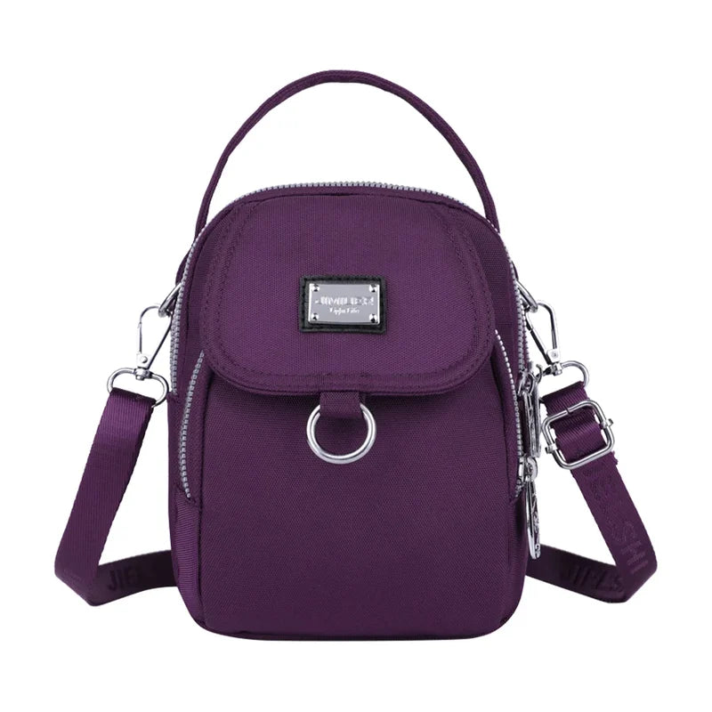Bolso bandolera de nailon ligero e impermeable para mujer – NAYLA