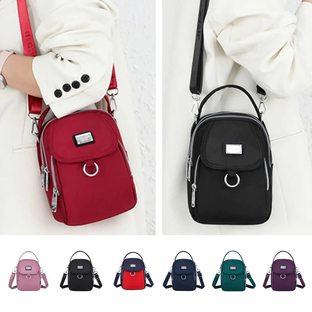 Bolso bandolera de nailon ligero e impermeable para mujer – NAYLA