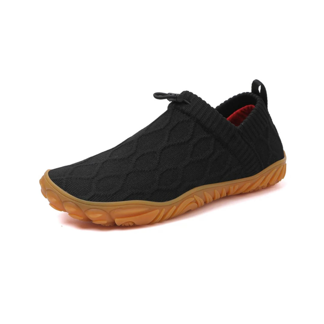 Zapatillas barefoot de senderismo con puntera ancha y suela antideslizante – ROOTSTEPS