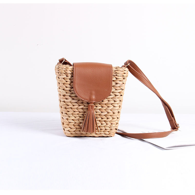 Bolso de mano artesanal tejido a mano para mujer – LUNARIA