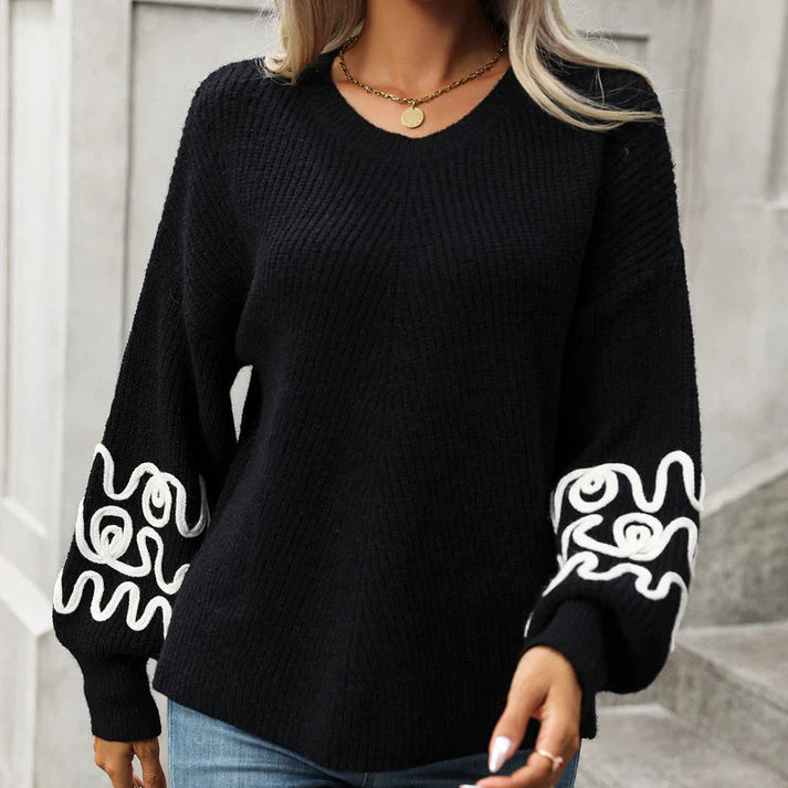 OTTAVIA – Suéter casual de punto para mujer