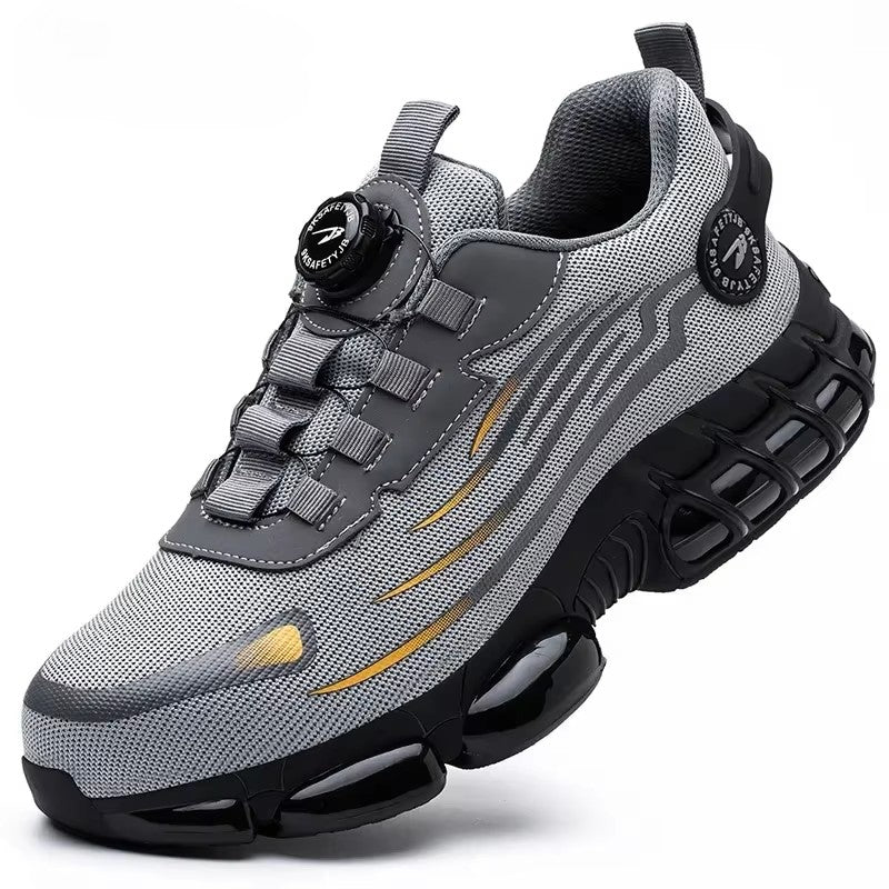 Zapatillas de seguridad con puntera de acero y diseño deportivo – GRAVITEK