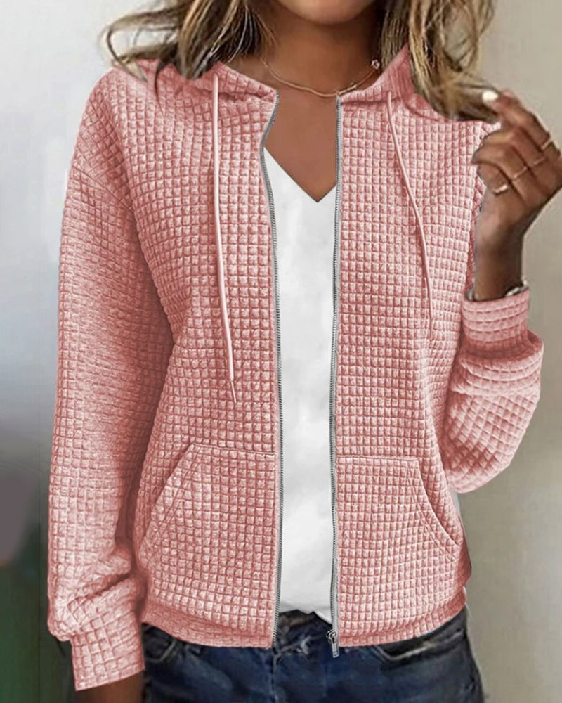 ANITA – Chaqueta casual con cordones ajustables para mujer