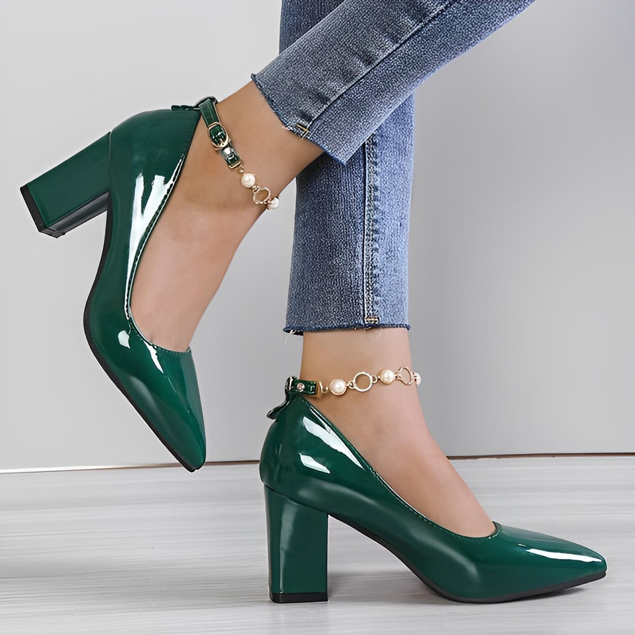 Zapatos de tacón grueso cómodos para mujer – BELMIRA