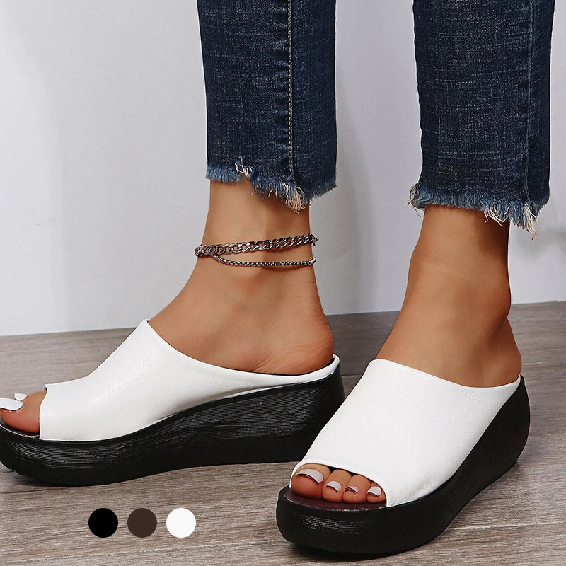 Sandalias ortopédicas de verano en piel sintética – LIVANA