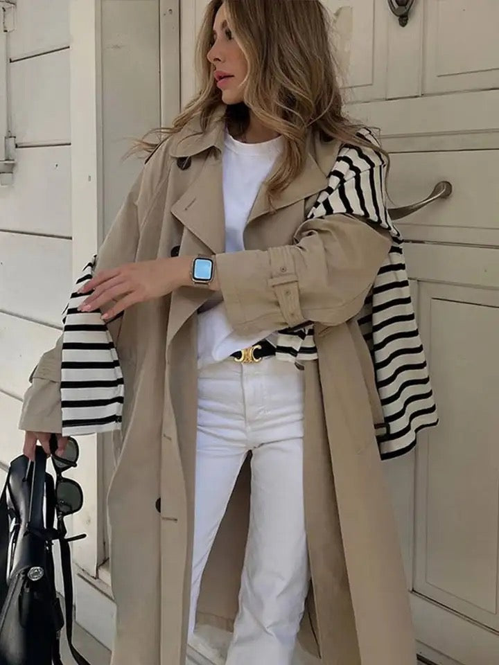 EULALIA - Gabardina larga de invierno para mujeres