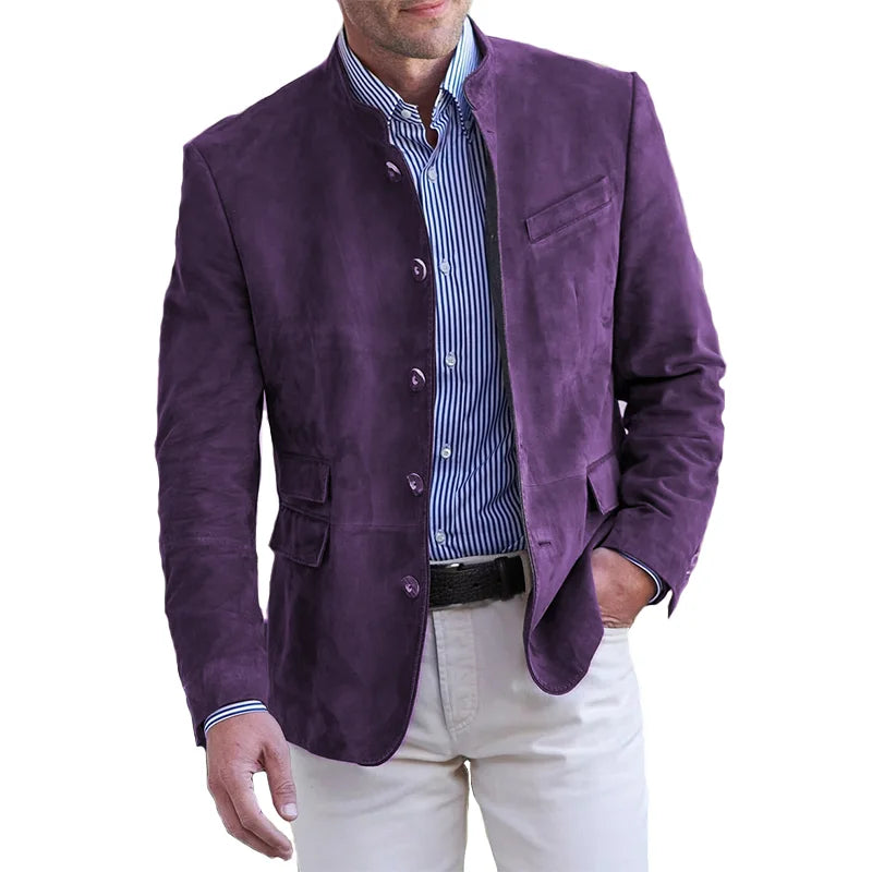 Chaqueta clásica de hombre con cierre de botones – MAGNUS
