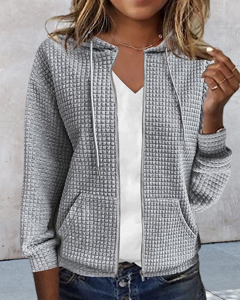 ANITA – Chaqueta casual con cordones ajustables para mujer