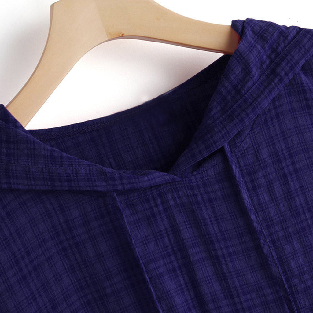 Camisa de lino y algodón transpirable con corte relajado – AÉLIN