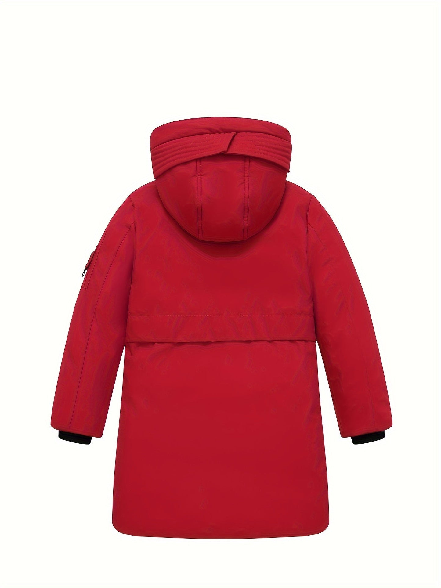 LUCAS - Abrigo de invierno para niños con capucha y cremallera