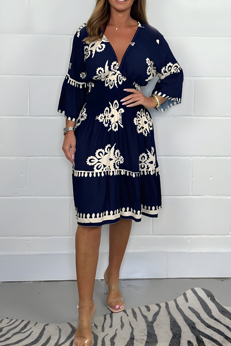 Vestido largo boho de verano con corte fluido y estilo relajado – BOHÉA