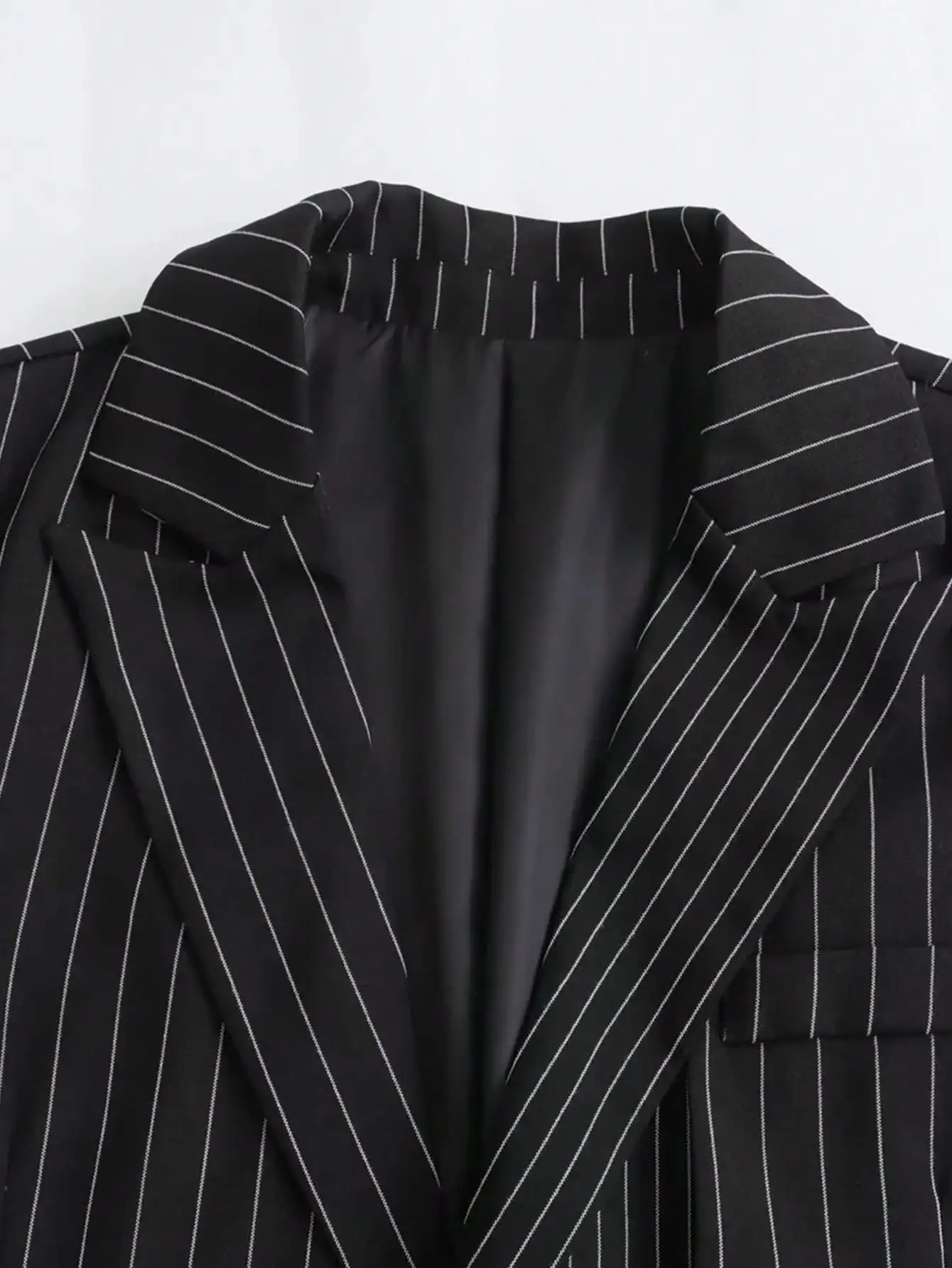 AINA - Blazer formal con rayas para mujer, perfecto para el aspecto de oficina