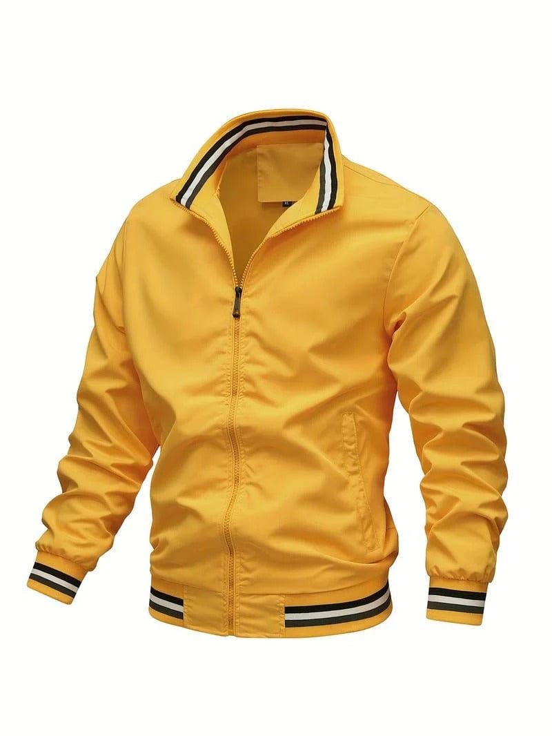 ENZO - Bomber casual para hombre