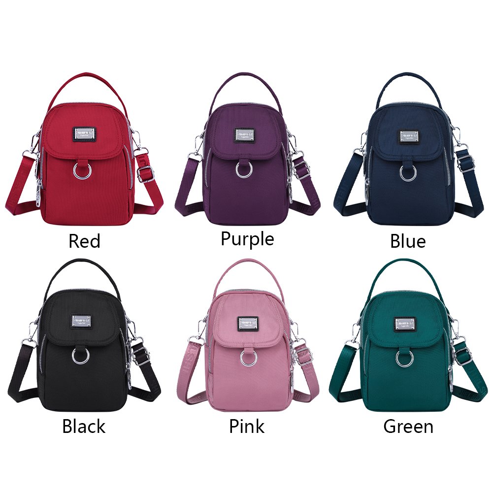 Bolso bandolera de nailon ligero e impermeable para mujer – NAYLA