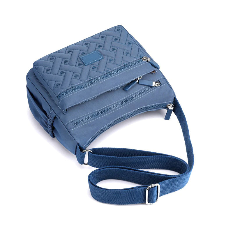 Bolso de hombro clásico y elegante con acabado lujoso – LUVINA