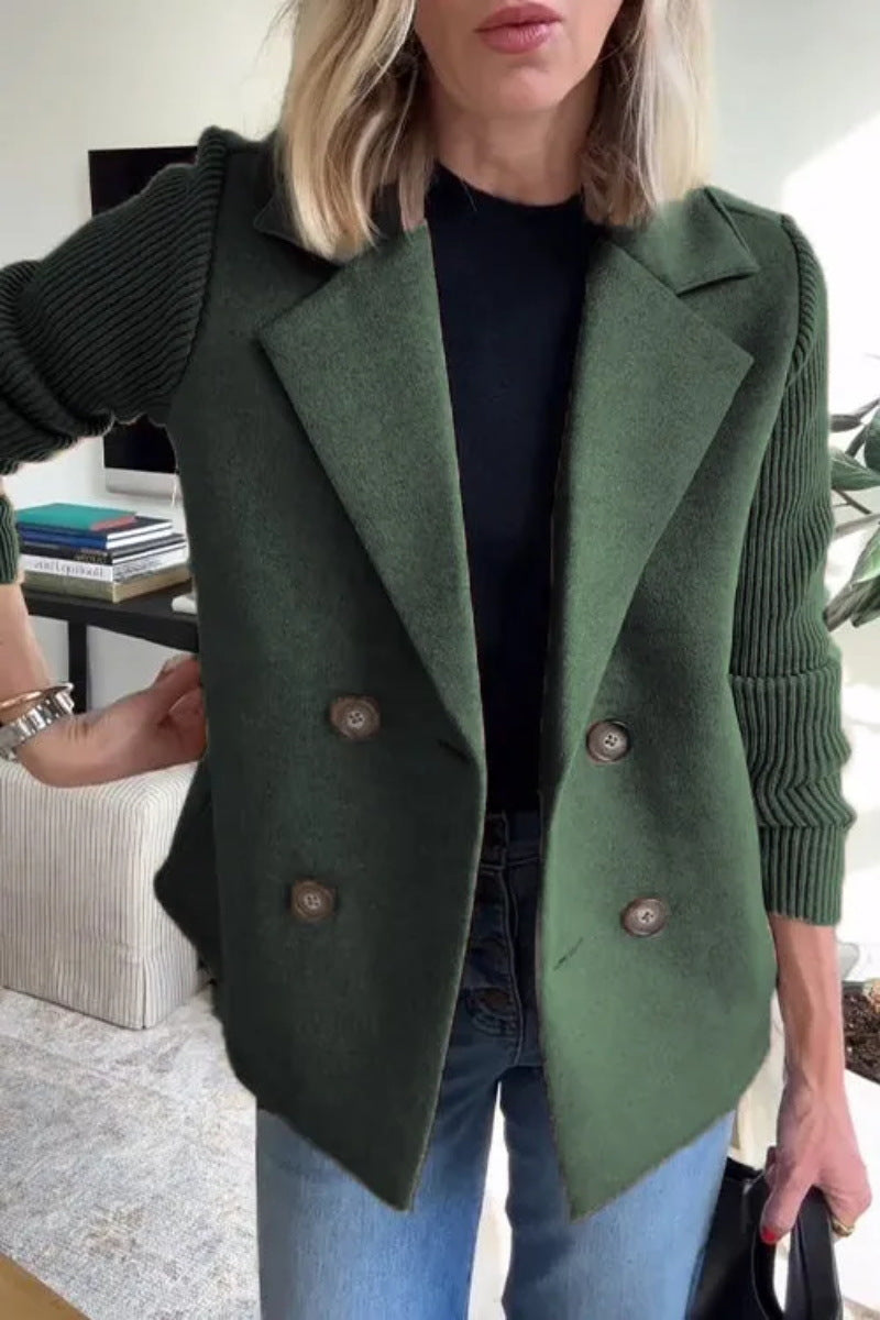 Blazer oversize de mujer con doble botonadura – AURELIA