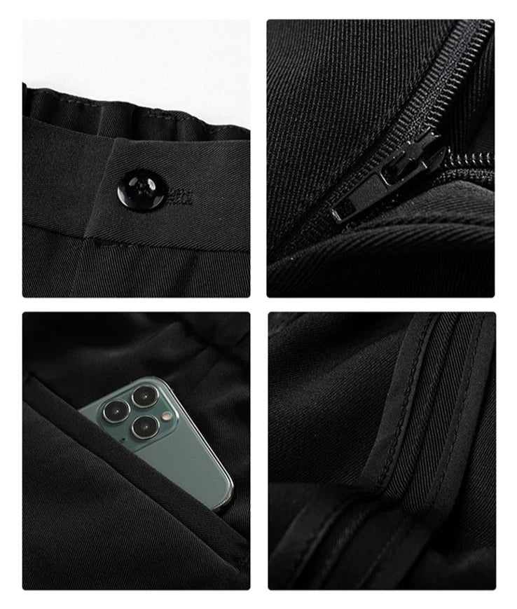 Pantalón drapeado para hombre de corte relajado – BRAYDEN