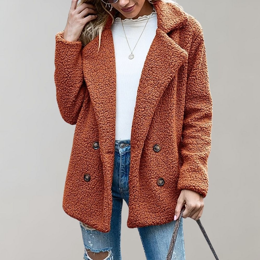 LANAIA - Chaqueta cálida y suave para mujeres