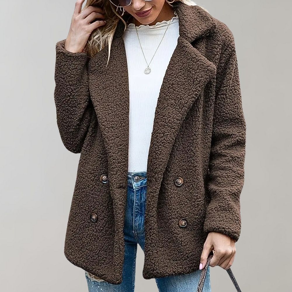 LANAIA - Chaqueta cálida y suave para mujeres