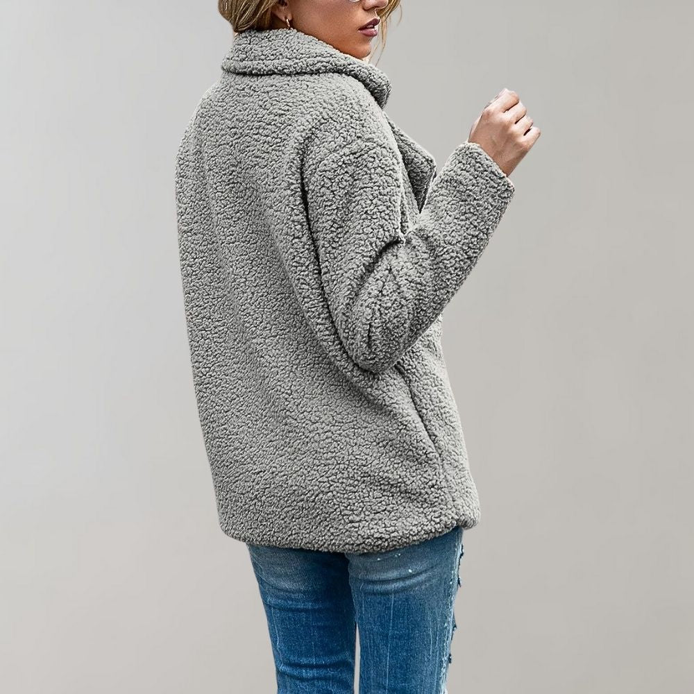 LANAIA - Chaqueta cálida y suave para mujeres