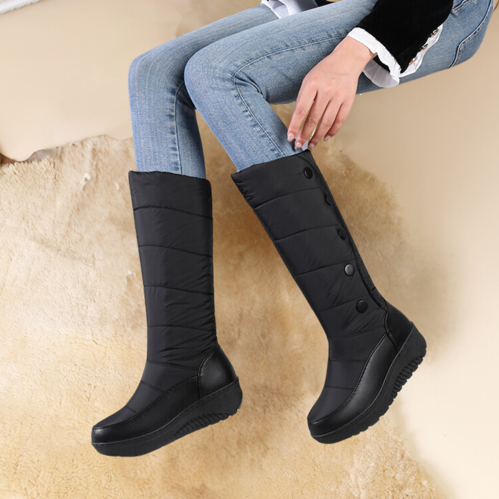 ALMA - Botas de nieve elegantes hasta la pantorrilla para mujer