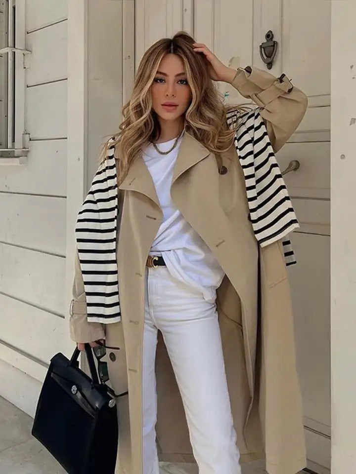 EULALIA - Gabardina larga de invierno para mujeres