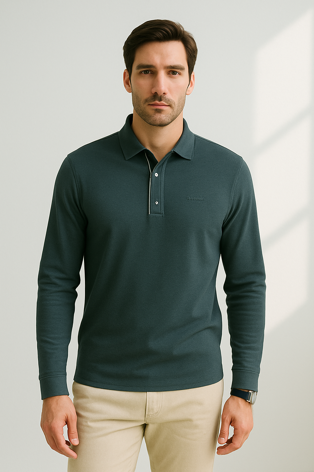 Camisa casual de manga larga para hombre – Vernaro