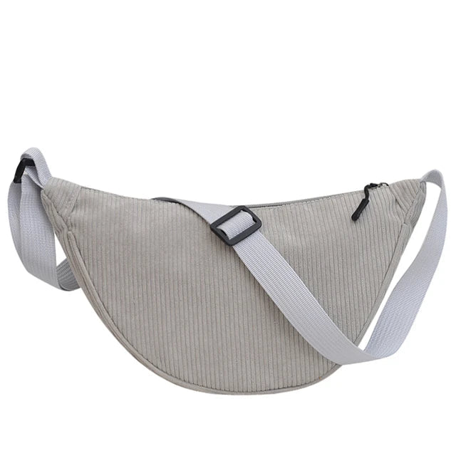 Bolso cruzado de pana elegante para mujer – JIANA