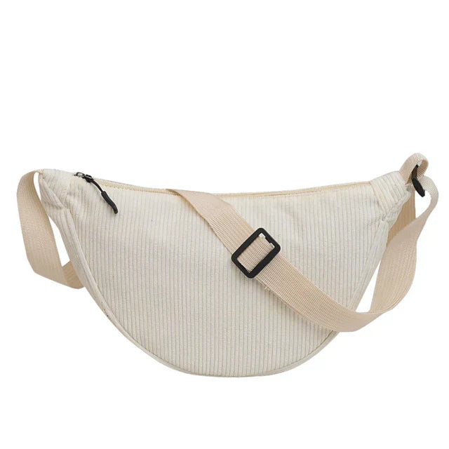 Bolso cruzado de pana elegante para mujer – JIANA