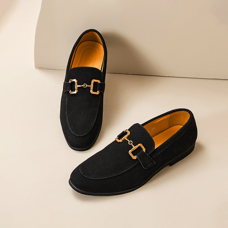 Mocasines elegantes para hombre con detalle metálico – MARCÉLLO