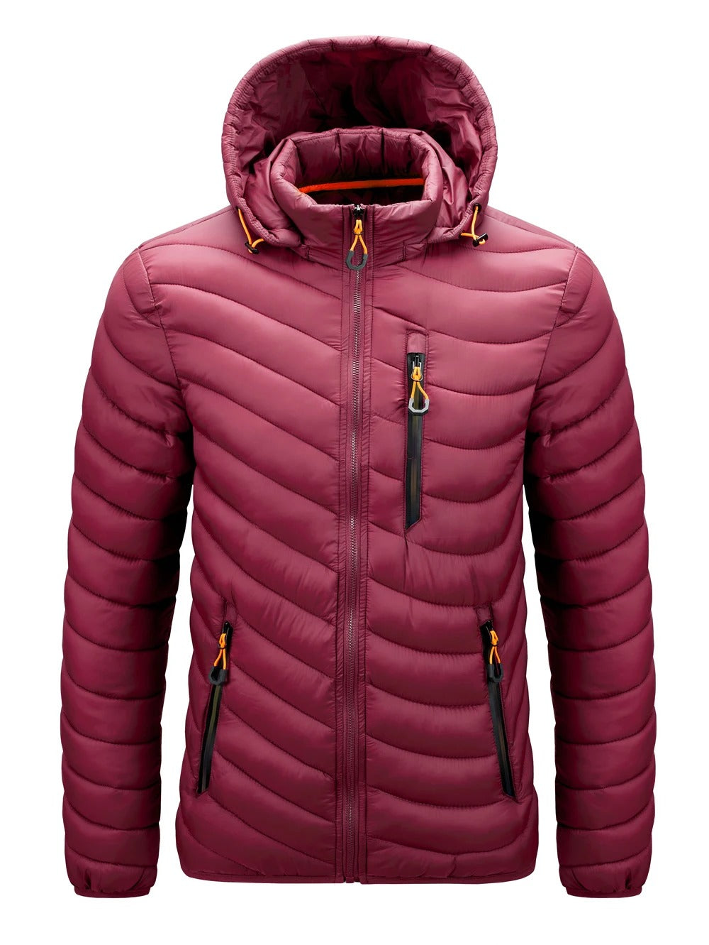 LUCA - Chaqueta cortavientos con capucha desmontable para hombre