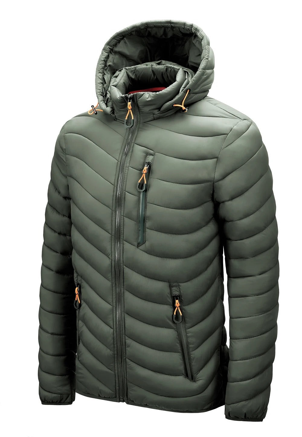 LUCA - Chaqueta cortavientos con capucha desmontable para hombre