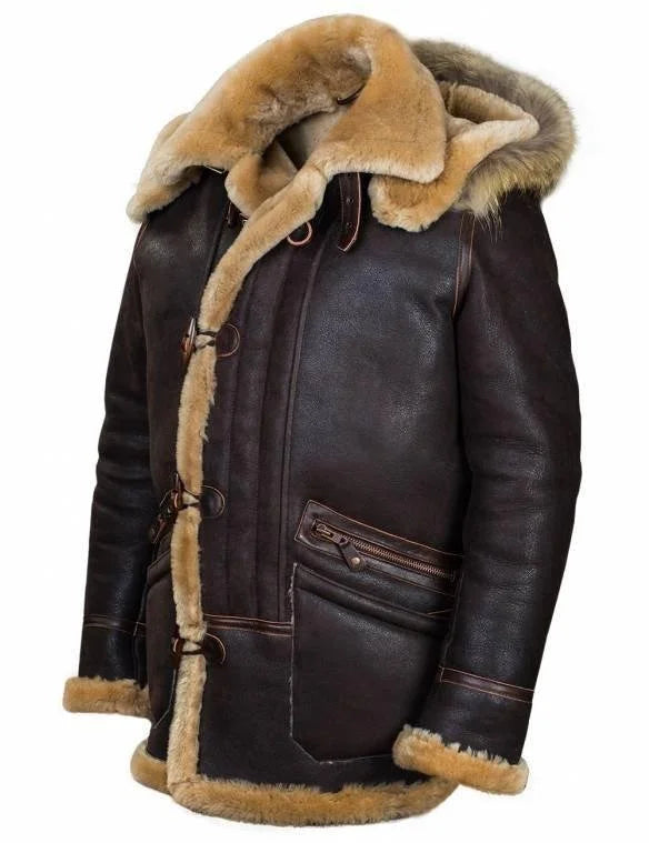Abrigo de invierno clásico para hombre con capucha – FELIX