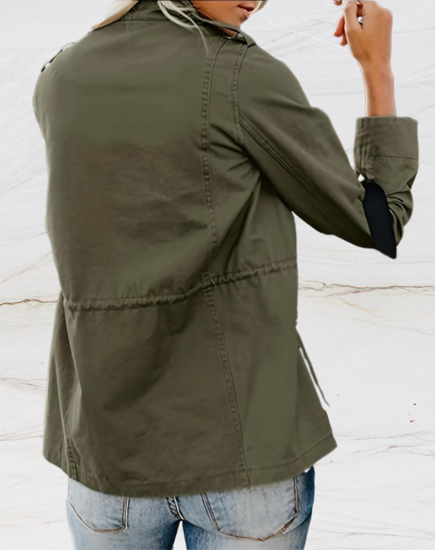 Chaqueta elegante de mujer con bolsillos – FIORELLA