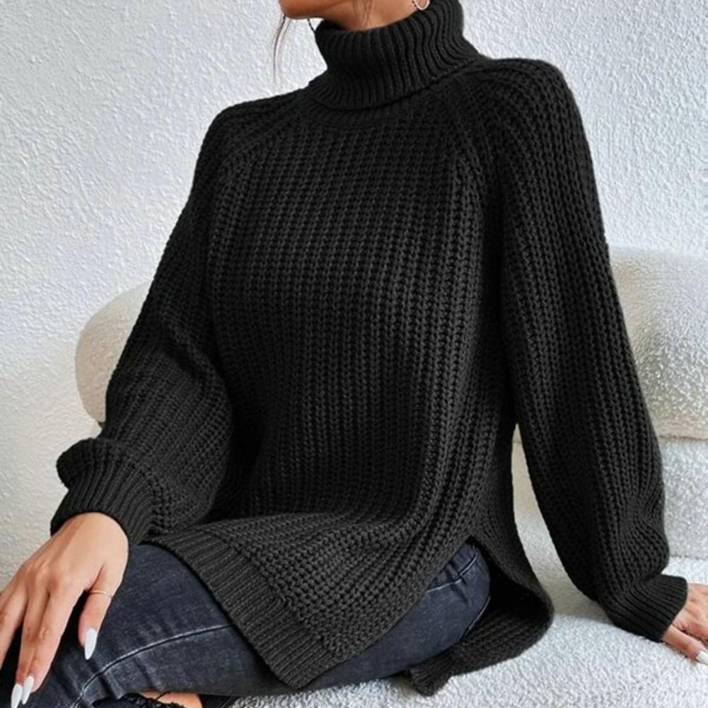ZANDRA - Elegante suéter de cuello alto para mujeres