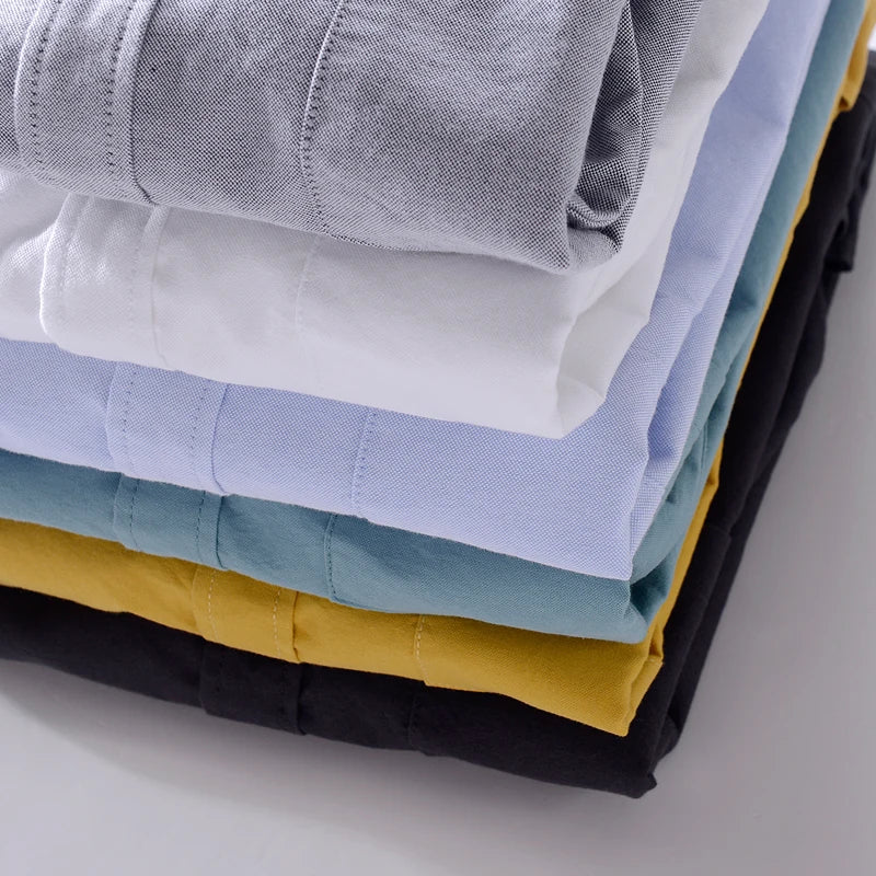 Camisa de hombre con cuello mao y corte recto – BALDURO
