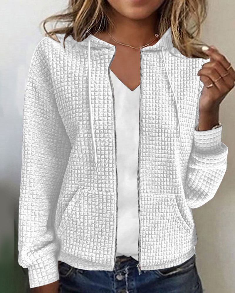 ANITA – Chaqueta casual con cordones ajustables para mujer