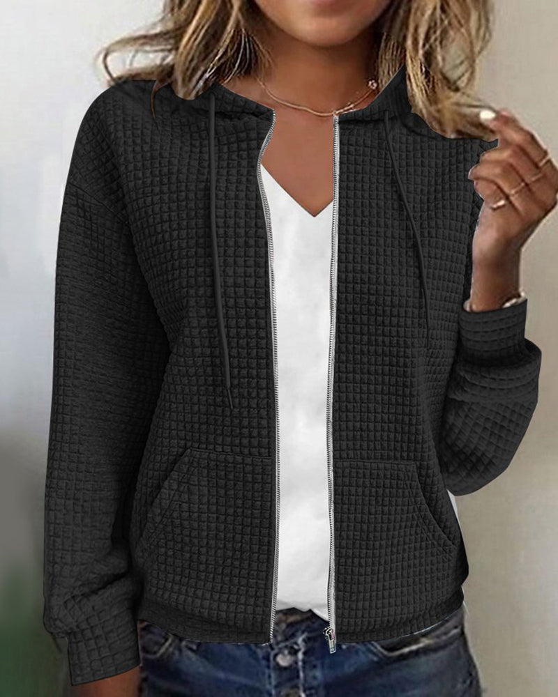 ANITA – Chaqueta casual con cordones ajustables para mujer
